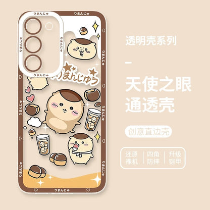 Japanese Cartoon Chiikawa | Kurimanju 5 Styles - Phone Case Samsung Galaxy S26 S25 S24 S23 S22 S21 FE Ultra Edge