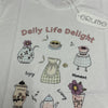 Korean Fashion Cute Style T-Shirt Series | Flower Tea Pots with Pearl - Kawaii Fashion Items
