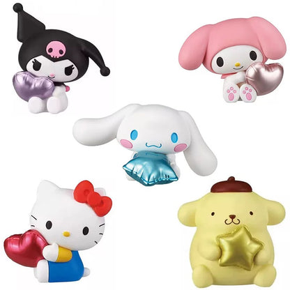 Japan Takara Tomy ARTS Sanrio Characters Balloon Party | Hello Kitty My Melody Kuromi Cinnamoroll Pompompurin - Full Set of 5