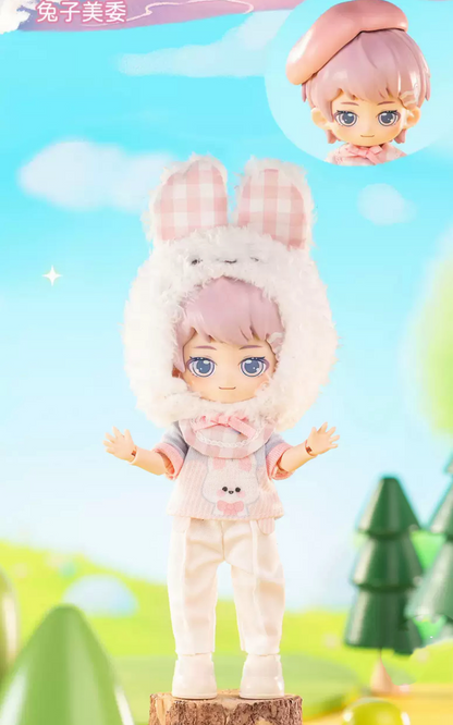 [Pre-Order] Simon Toys Peetsoon | Amusement Park Animals Ver Students - 1/12 ob11 11cm BJD Doll Ball Joint Doll Collectible Toys Cute Boy Mystery Blind Box