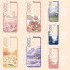 ガーリーファンシー油絵 | パステルワールド7スタイル - スマホケース Samsung Galaxy S26 S25 S24 S23 S22 S21 FE Ultra Edge
