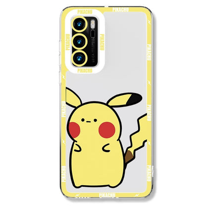 Japan Cartoon Pokemon Cute & Fighting Drawing Style | Pikachu Charmander Squirtle Bulbasaur Charizard Blastoise Venusaur - Phone Case Samsung Galaxy S26 S25 S24 S23 S22 S21 FE Ultra