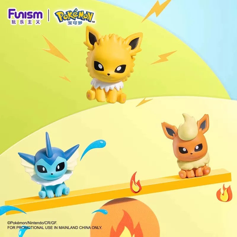 Japan Cartoon Pokemon Little Adventures Part 2 Eevee Evolution with PokeBall | Eevee Vaporeon Jolteon Flareon Espeon Umbreon Leafeon Glaceon Sylveon - Mascot Plush Doll  Kawaii Decoration KawaiiGiftLand