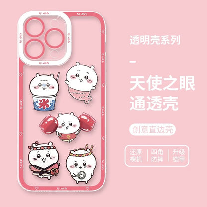 Japanese Cartoon Chiikawa | Usagi & Summer Times 8 Styles - iPhone Case PLUS SE2 XS XR X 11 12 13 14 15 16 16e 17 17e Pro Promax 12mini 13mini