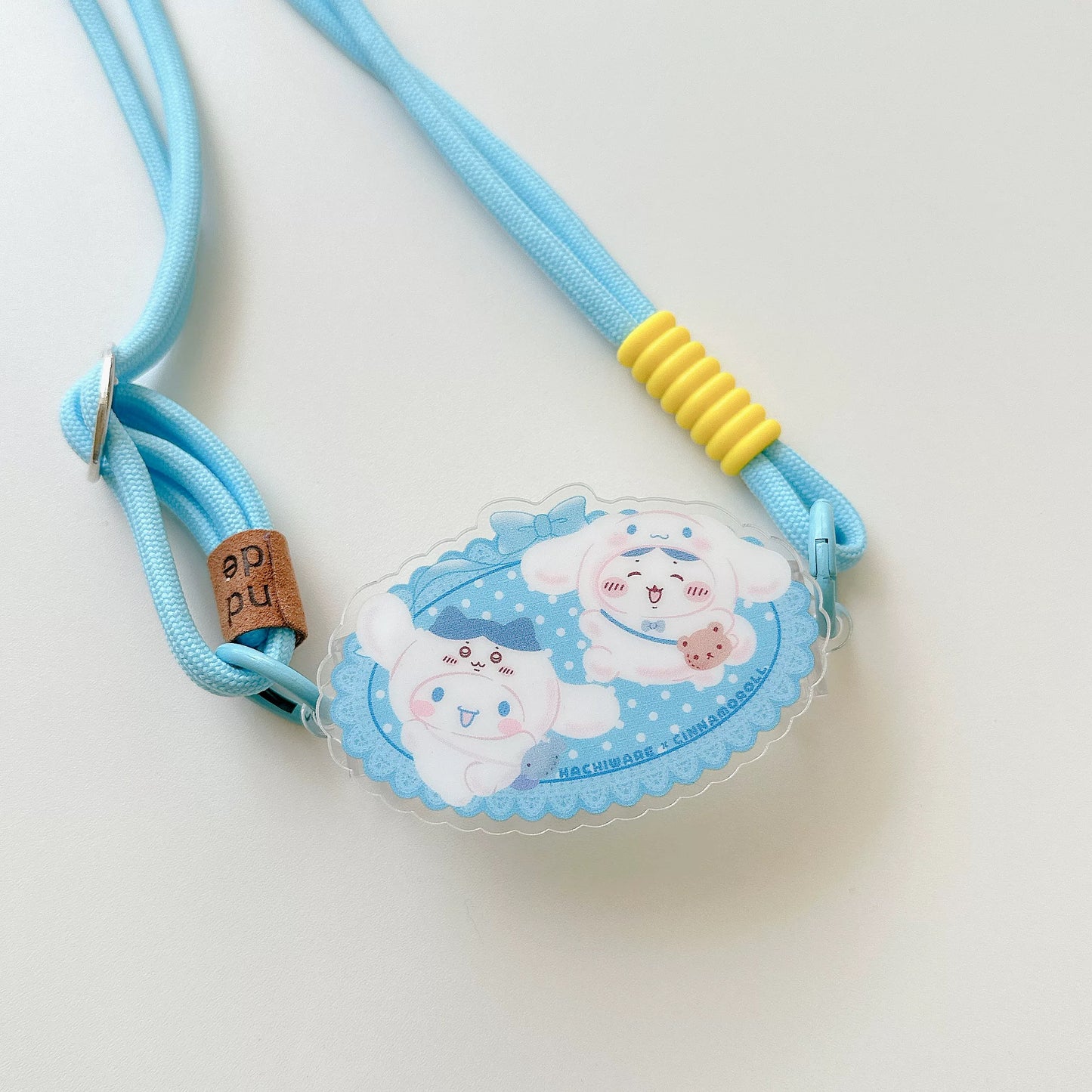 Japanese Cartoon ChiiKawa Phone Back Clip with Phone Lanyard | Kitty Chiikawa Cinnamoroll Hachiware Pompompurin Usagi Kuromi Momonga Melody Crab - for All Smart Phones