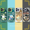 Japanese Cartoon Sanrio Magic School | Pochacco Hangyodon Pompompurin Bad Badtz Maru XO Wizard Laser Colour Clear - iPhone Case 11 12 13 14 15 16 16e 17 17e Pro Promax