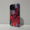 Japanese Anime Naruto Ninja | Clean Black Case Kurama Nine Tails - iPhone Case 7 8 PLUS XS XR X 11 12 13 14 15 16 Pro Promax SE3 SE2 mini