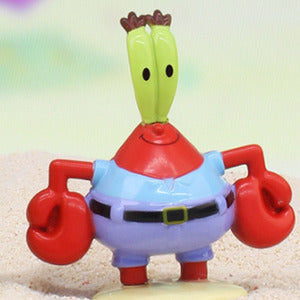 Life of Fish Series - Mr. Krabs alloy figure on a sand base