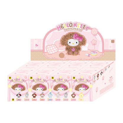 TOPTOY Hello Kitty Puppy Party Series plush pendant blind box - full case of 8 boxes