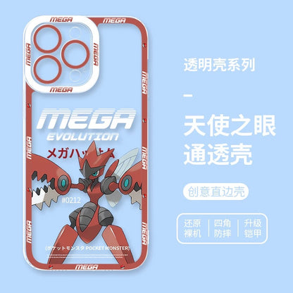 Japan Cartoon Pokemon Mega Evolution | Rayquaza Lucario Gengar Charizard X Y Tyranitar Scizor Metagross - Phone Case Samsung Galaxy S26 S25 S24 S23 S22 S21 FE Ultra Edge