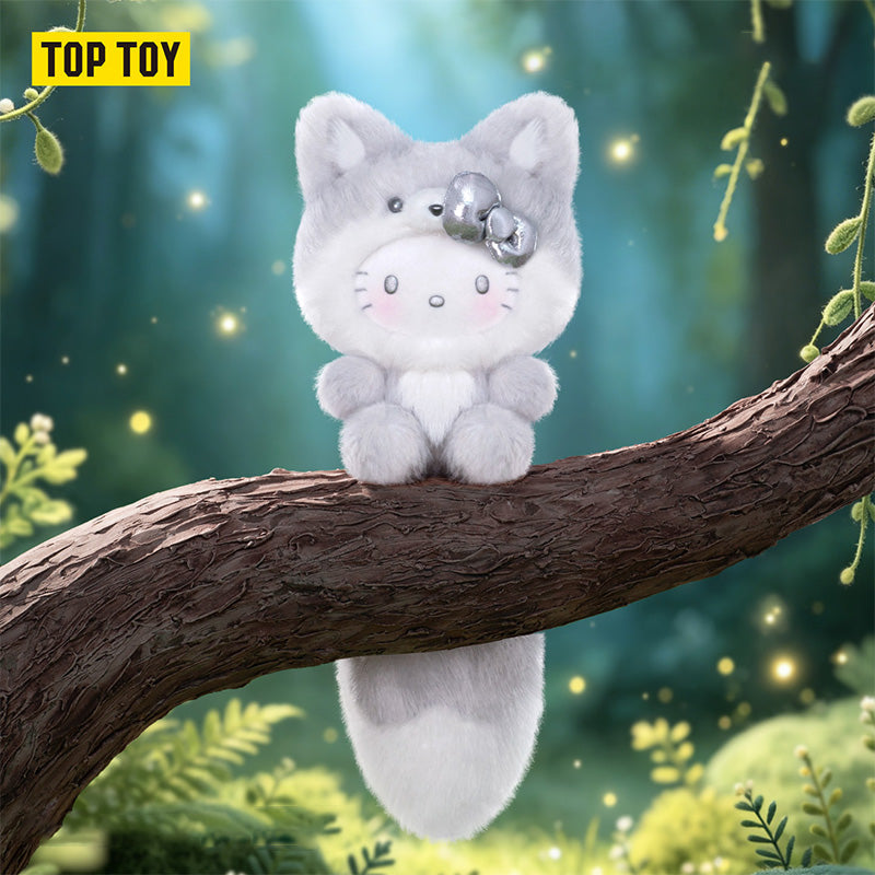 TOPTOY x Sanrio Hello Kitty | Healing Forest Series - Plush Vinly Keychain Pendant Blind Box