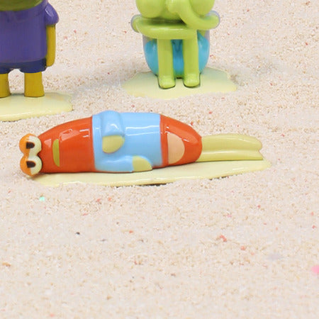 Life of Fish Series - Frank orange fish alloy figure sunbathing on its back