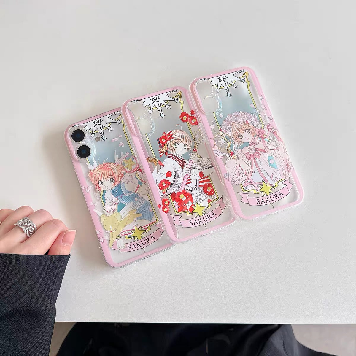 CardCaptorSakura Card Version Part 6 | Flower & Daily - Phone Case Samsung Galaxy Z Flip Fold 3 4 5 6 7