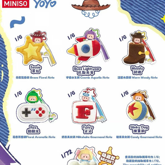 YOYO Chan x Toy Story Mini Figure | YOYO Collection Scented Pendant - Collectable Toys Mystery Blind Box