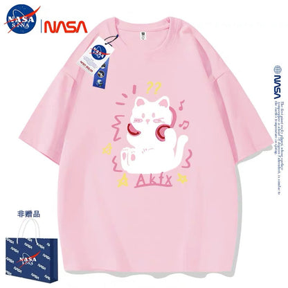 Cute Animals Cat Style T-Shirt Series | Kitten with Headphone Part1 - Kawaii Fashion Items for Child & Adult Matching outfits for Parents and Children