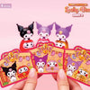 Sanrio Characters Vinly Figure Lucky Box | Series A+B+Secret full set of 3 Kuromi Lucky Daruma - Kawaii Collectable Toys Mystery Blind Box