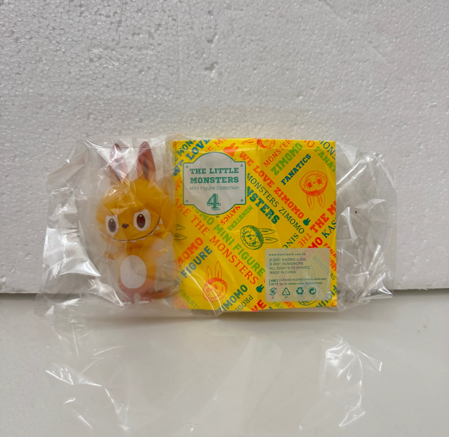 How2work The Little Monster Mini Figure Collection Series 4 | No.6 Zimomo Reigm - Retired Rare Toy Collection Mystery Blind Box