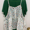Japanese Fashion Cute Style Mori Series | Colourful Dots Tank Top - Kawaii Fashion Items