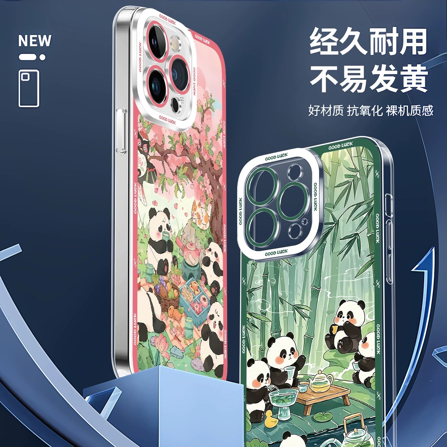Cute Animal Panda | Season Times - iPhone Case PLUS SE2 XS XR X 11 12 13 14 15 16 16e 17 17e Pro Promax 12mini 13mini