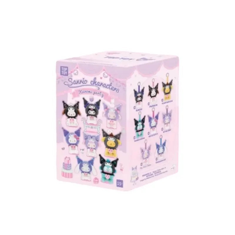 TopToy Sanrio Characters Kuromi Party | Hello Kitty My Melody Piano Kuromi Cinnamoroll Pompompurin Pochacco Hangyodon - Collectable Toys Mystery Blind Box