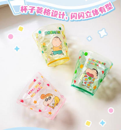 Japanese Cartoon Crayon Shin-chan Part 1 Series Wayaya Style | Toothbrush with Cup ShinChan BooChan Shiro Buriburi Himawari ChocoBi - Mini Plush Doll Figure Keychain Collectable Toys Mystery Blind Box