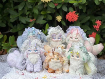 Fantasy Creatures Forest Tea Party | Rabbit Bunny Dragon - Giant Plush Doll Collectable Toys Mystery Blind Box