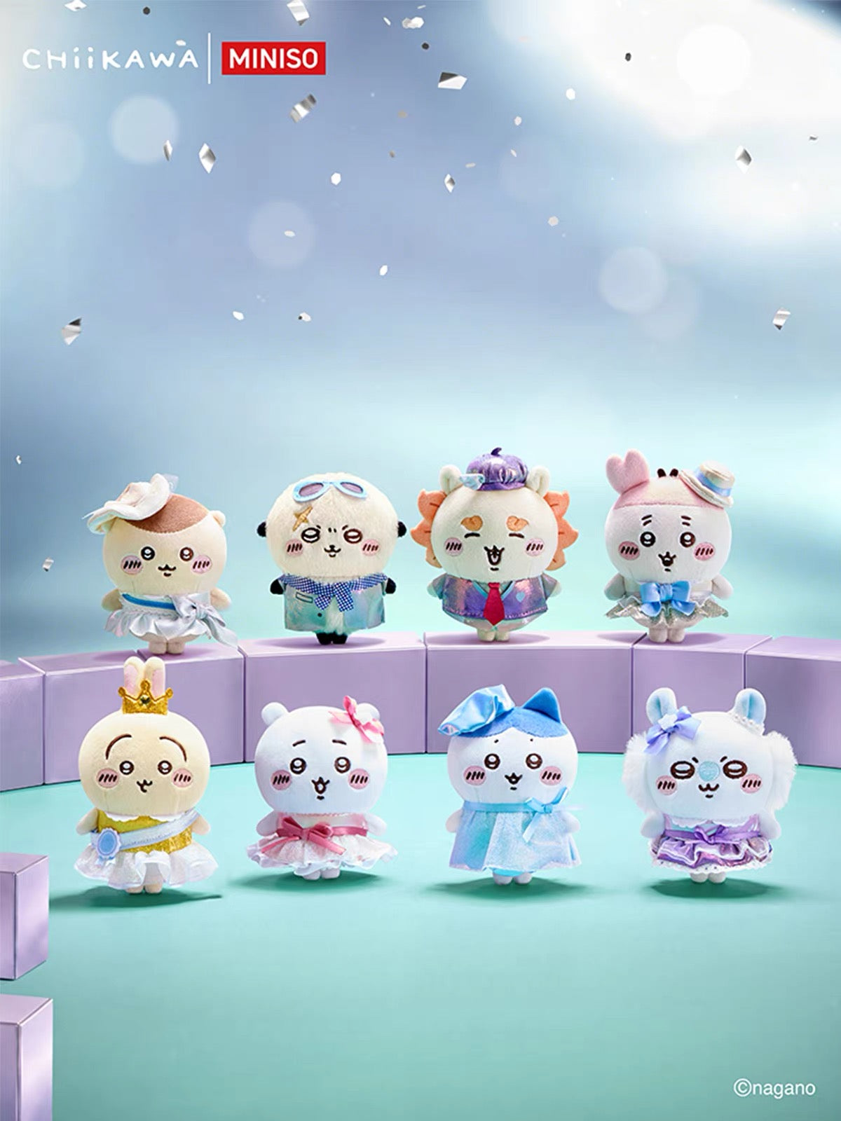 ChiiKawa X Miniso Glamorous Costume Series Plush Doll Keychain