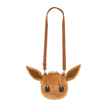 Japan Cartoon Pokemon Eevee Evolution Series Cute Plush Shoulder Bag | Eevee Vaporeon Jolteon Flareon Espeon Umbreon Leafeon Glaceon Sylveon - Evolve Anime Collectable Kawaii Item