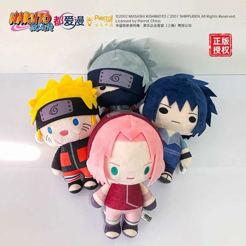 Japanese Anime Naruto Ninja Cute Plush Doll | Naruto Sasuke Sakura Kakashi 18cm tall - Cute Kawaii Item