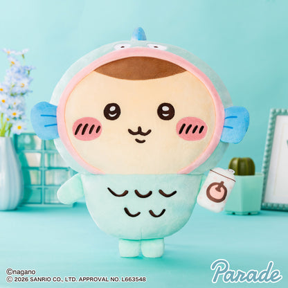 Japan ChiiKawa X Sanrio Series | ChiiKawa Hachiware Kurimanju in Sanrio Characters Costume Big Cute Plush Doll - Kawaii items Room Decoration doll