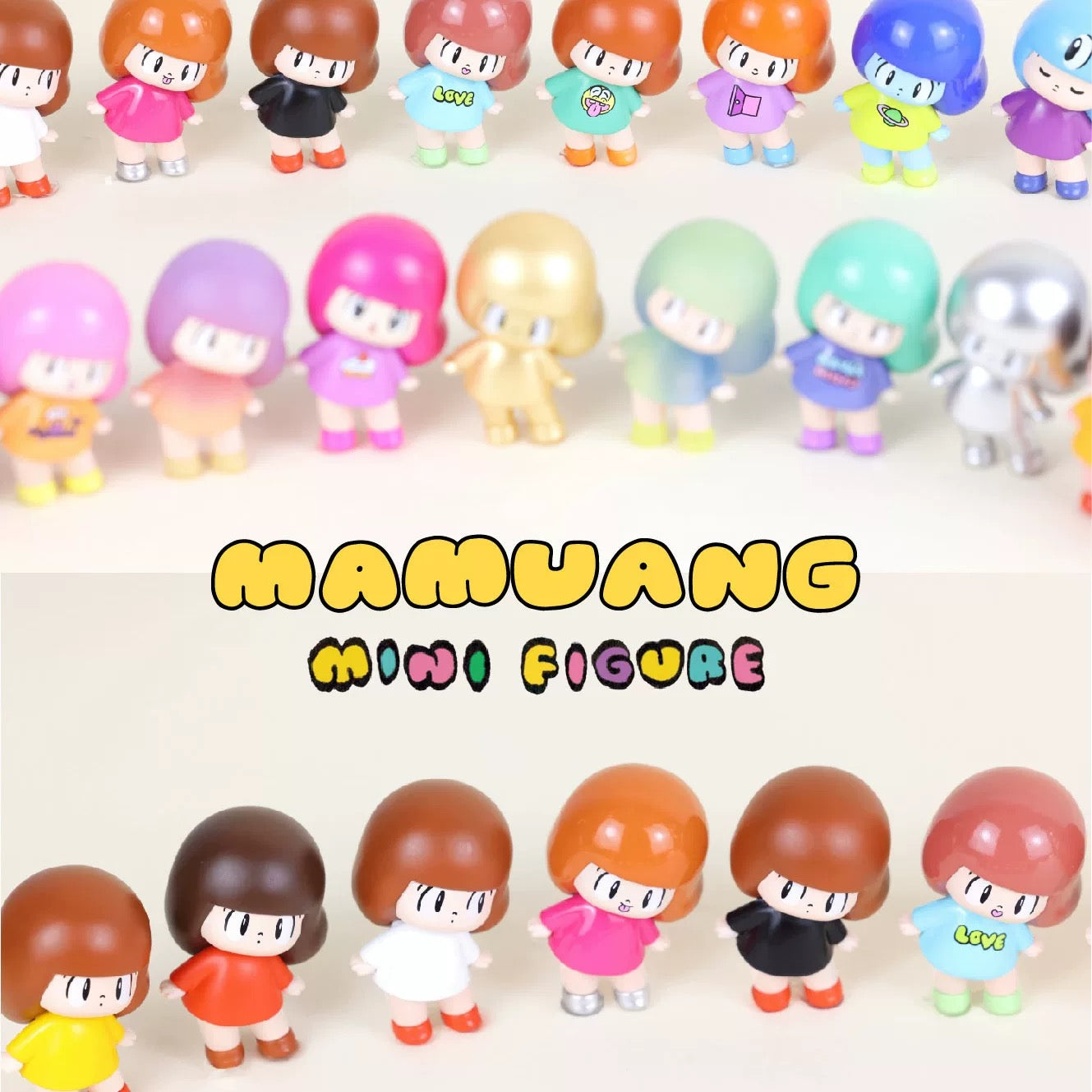 Mamuang Mini Figure | Mini Vinly Figure Vintage Cute Girl - Collectable Toys Mystery Blind Box