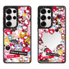 かわいい漫画 かわいい猫 ハローキティ | ステッカー＆ハート型ミラー - スマホケース Samsung Galaxy S25 S24 S23 Ultra