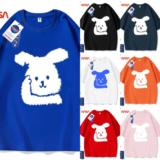 Cute Animals Rabbit Style T-Shirt Series | Rabbit Hi Part1 - Kawaii Fashion Items for Child & Adult Matching outfits for Parents and Children