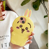 Japanese Cartoon ChiiKawa Silicone | Sitting Usagi - iPhone Case 15 14 13 12 11 ProMax