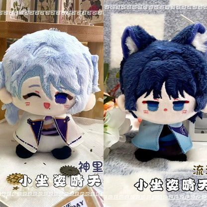 Game Character Genshin Keychain | Wanderer Kamisato Ayato Cute Kawaii 12cm Doll - Cute Kawaii Item