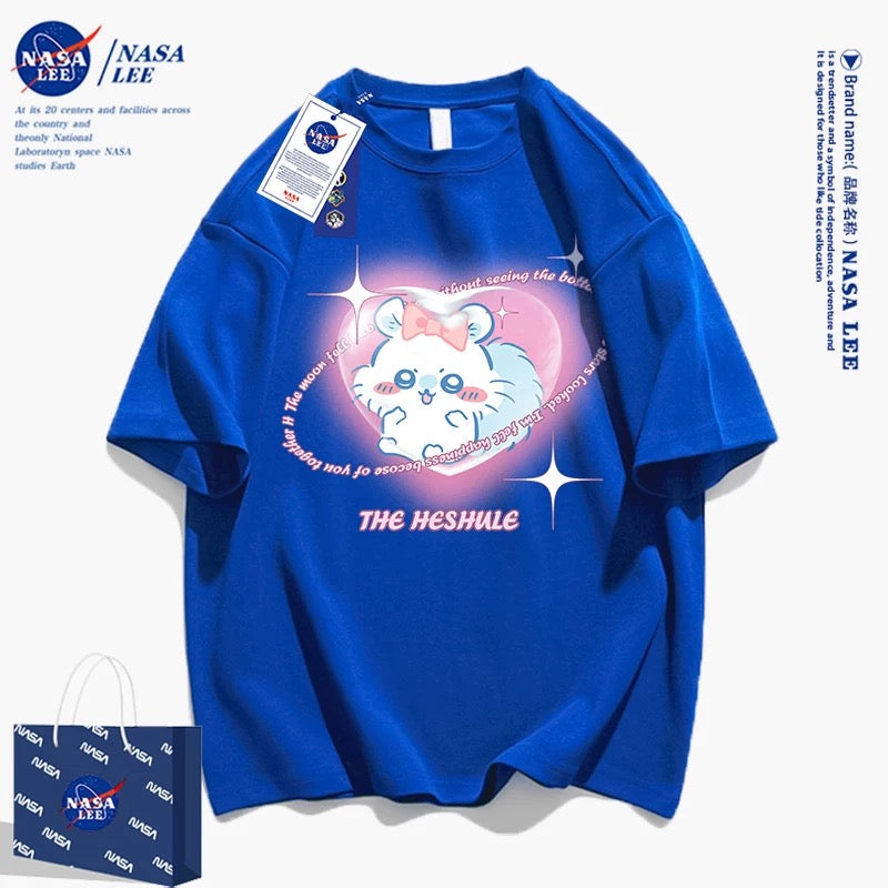 Japanese Cartoon ChiiKawa Casual Style T-Shirt Series | Smile Momonga - Kawaii Fashion Items