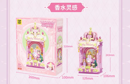 Top Toy x Sanrio Opera Theme | My Melody Perfume Inspiration - Building Blocks Toy Collections