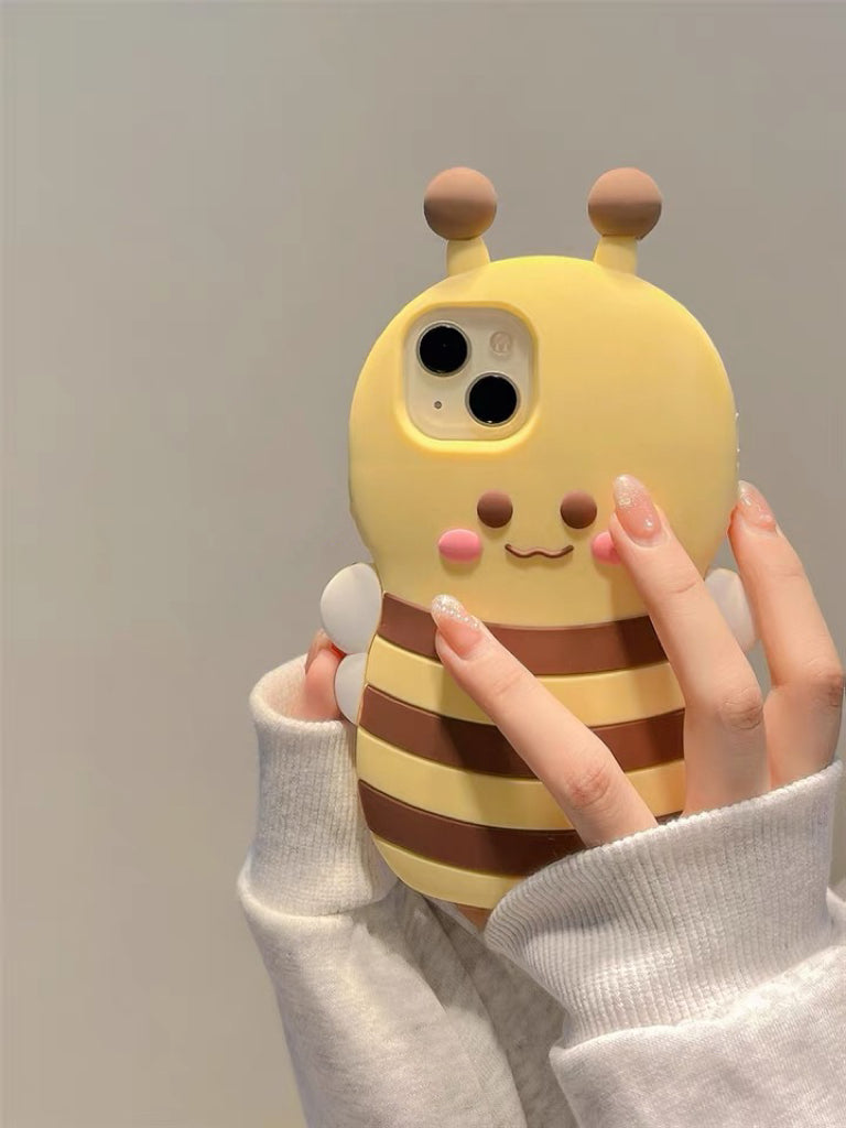 Cute Bee Yellow and Brown Soft iPhone Case 11 12 13 14 15 16 Pro – KawaiiGiftLand Cute Bee Yellow and Brown Soft iPhone Case 11 12 13 14 15 16 Pro – KawaiiGiftLand