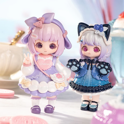 Simon Toys Liroro Sweets Shop | Lolita Style Sweets Figure Doll - Collectible Toys Mystery Blind Box