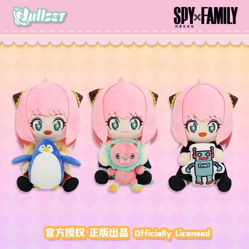 SPY Family 21cm Plush Doll | Anya with Penguin Chimera Robot - Plush Doll Figure Collectable Toys