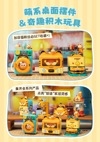 Pan Tasy x Garfield Family | Oven - Lovely Cat Exotic Shorthair Building Blocks Toy Collections