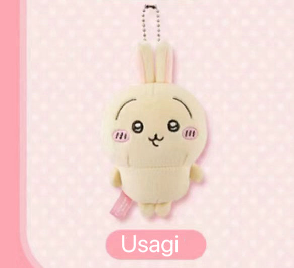 ChiiKawa X Miniso | ChiiKawa Hachiware Usagi Momonga Mini Plush Doll Keychain - Kawaii items Room Decoration doll