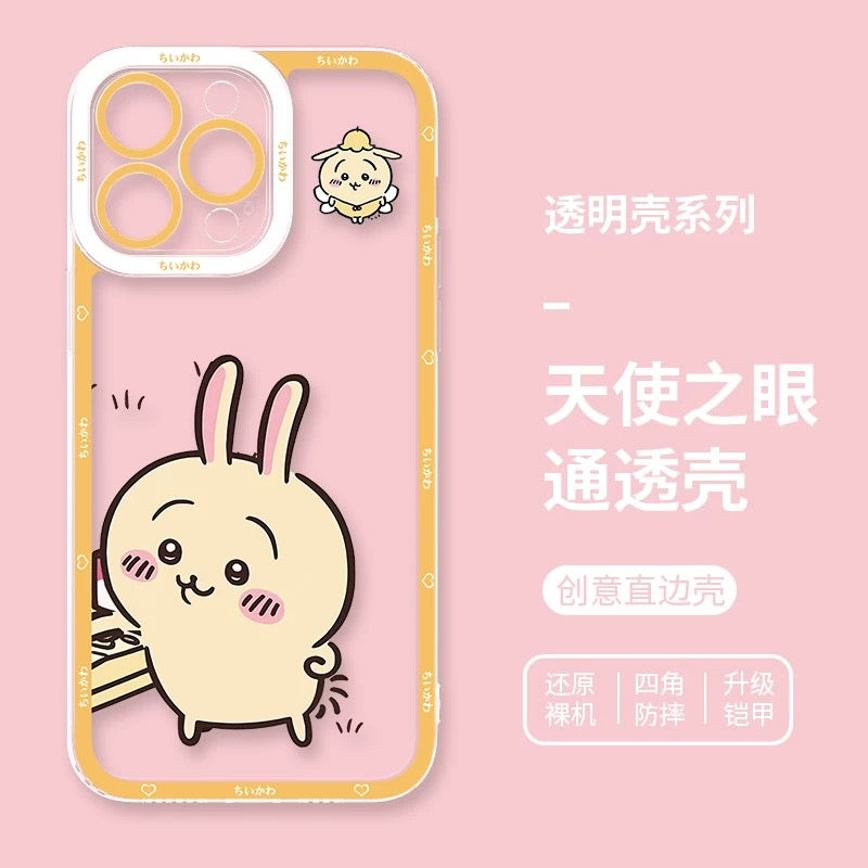 Japanese Cartoon Chiikawa | Usagi & Summer Times 8 Styles - iPhone Case PLUS SE2 XS XR X 11 12 13 14 15 16 16e 17 17e Pro Promax 12mini 13mini