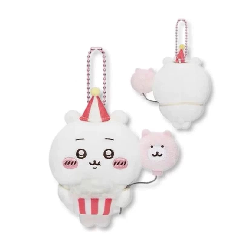 Japan ChiiKawa Popcorn Amusement Park | ChiiKawa Hachiware Usagi - Mini Plush Doll 10cm Keychain