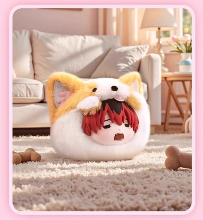 EAKI X FRIEREN Part 1 Series The Animal Party Edition | Frieren Fern Stark Himmel Flamme Aura - Vinyl Face Plush Doll Figure Keychain Collectable Toys Mystery Blind Box - KawaiiGiftLand