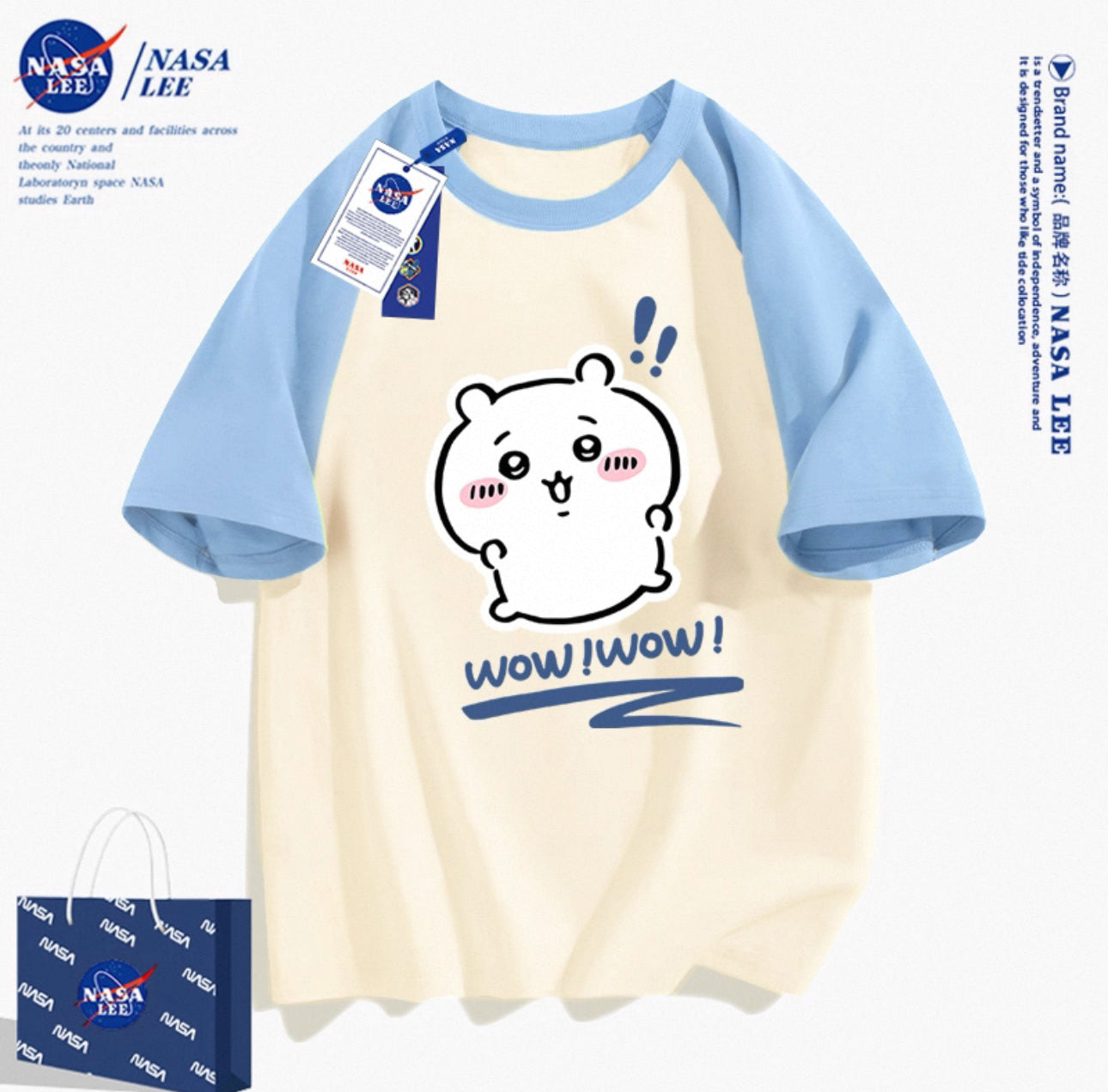 Japanese Cartoon ChiiKawa Casual Style T-Shirt Series | Wow Chiikawa - Kawaii Fashion Items