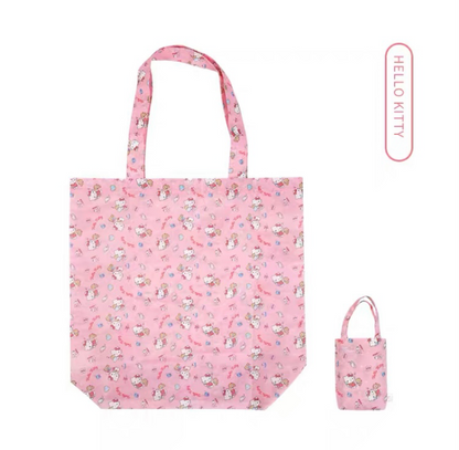 Sanrio Fold Up Tote Bag | Hello Kitty My Melody Kuromi Cinnamoroll Pompompurin Pochacco Hangyodon -  can fold up Tote Bag