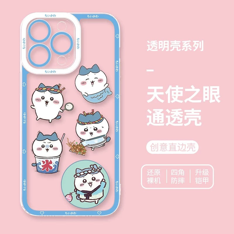 Japanese Cartoon Chiikawa | Usagi & Summer Times 8 Styles - iPhone Case PLUS SE2 XS XR X 11 12 13 14 15 16 16e 17 17e Pro Promax 12mini 13mini