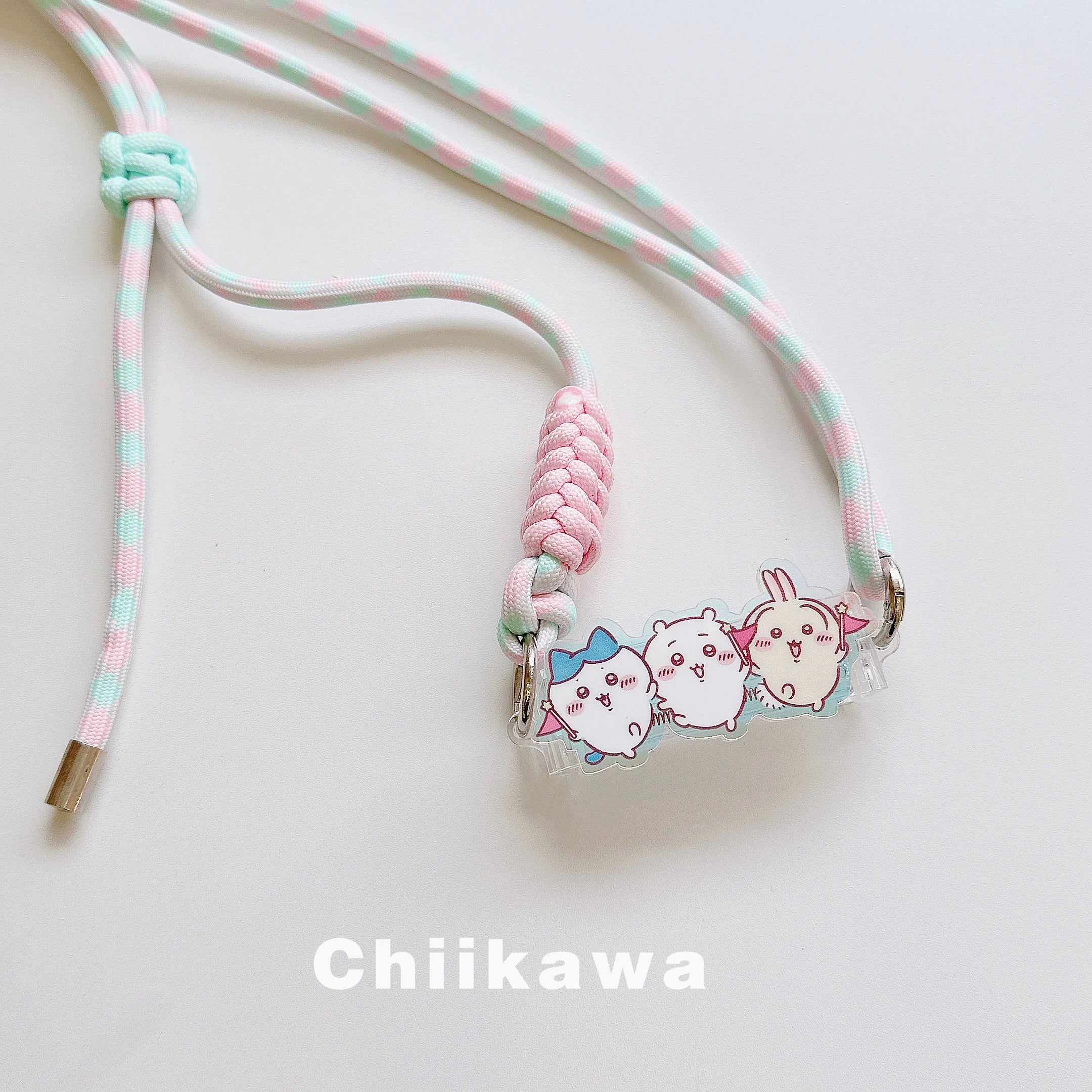 ちいかわスマホショルダーストラップ付きフォンバッククリップ