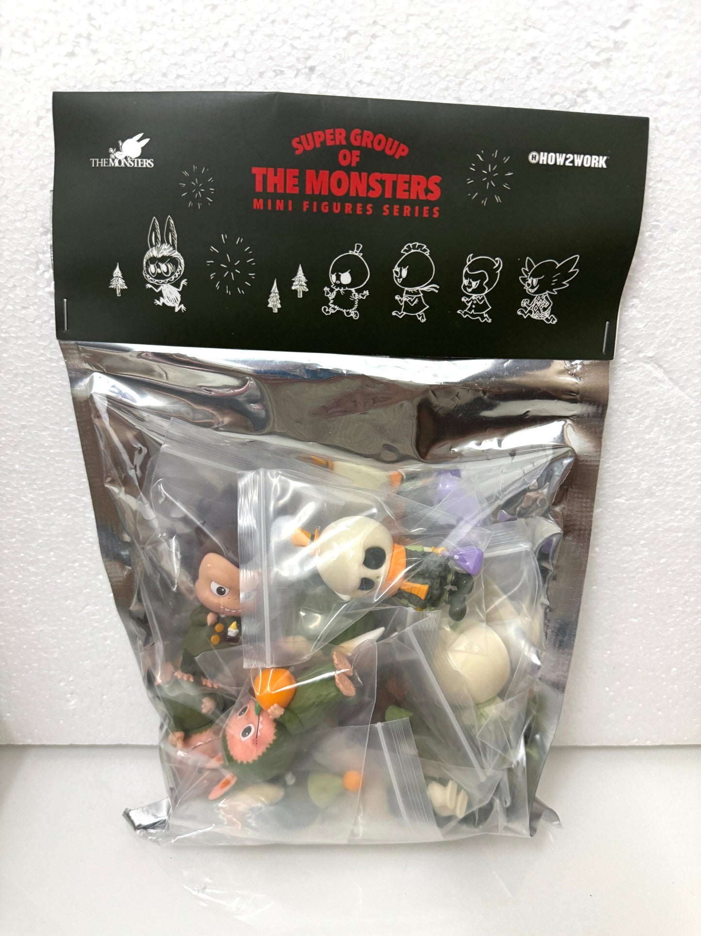 How2work Super Group of The Monster Mini Figure Series | Forest Green Ver Super Rare Limited - Retired Rare Toy Collection Mystery Blind Box